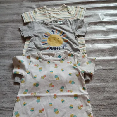 lot 3 barboteuse combishort garcon tex baby 54 cm 1 mois